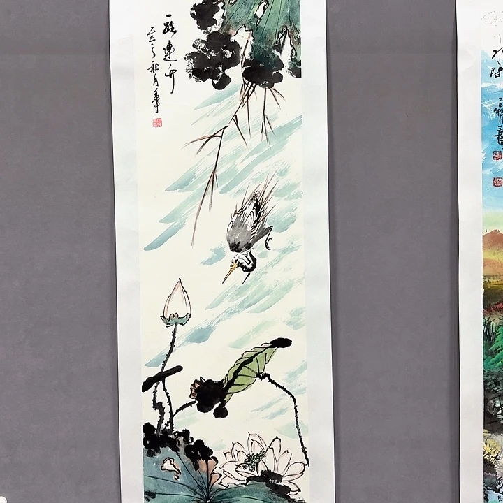 国画亲笔手绘放心去藏