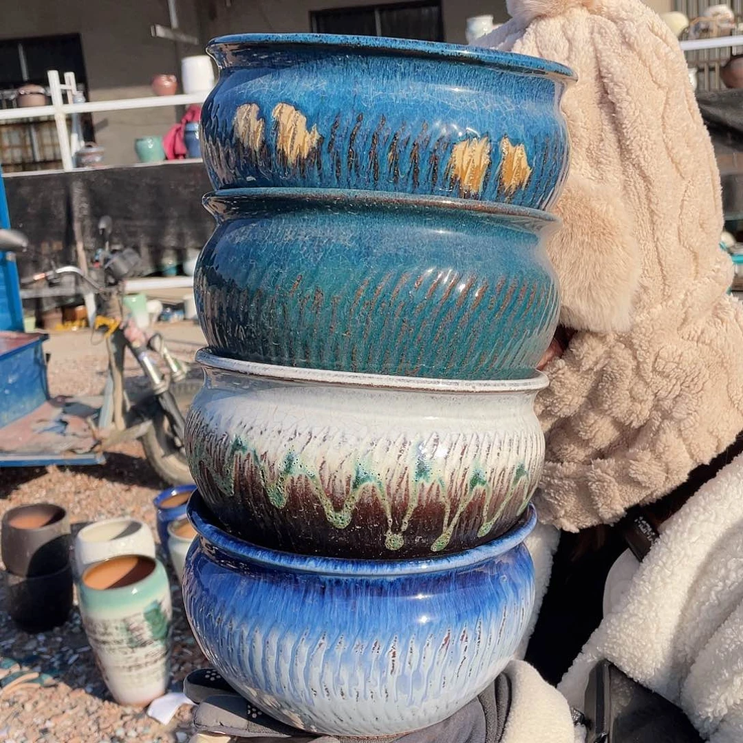 红陶王嫂花盆0129-向58