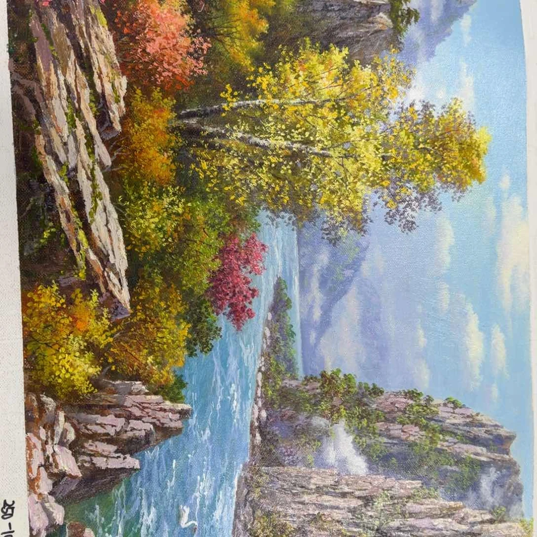 油画在哪呢我想问一下