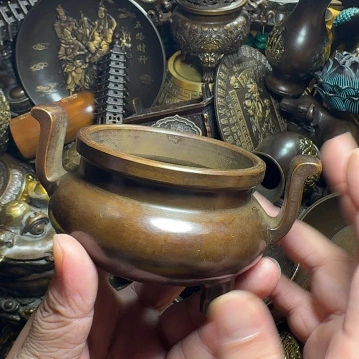 铜器摆件收收藏藏
