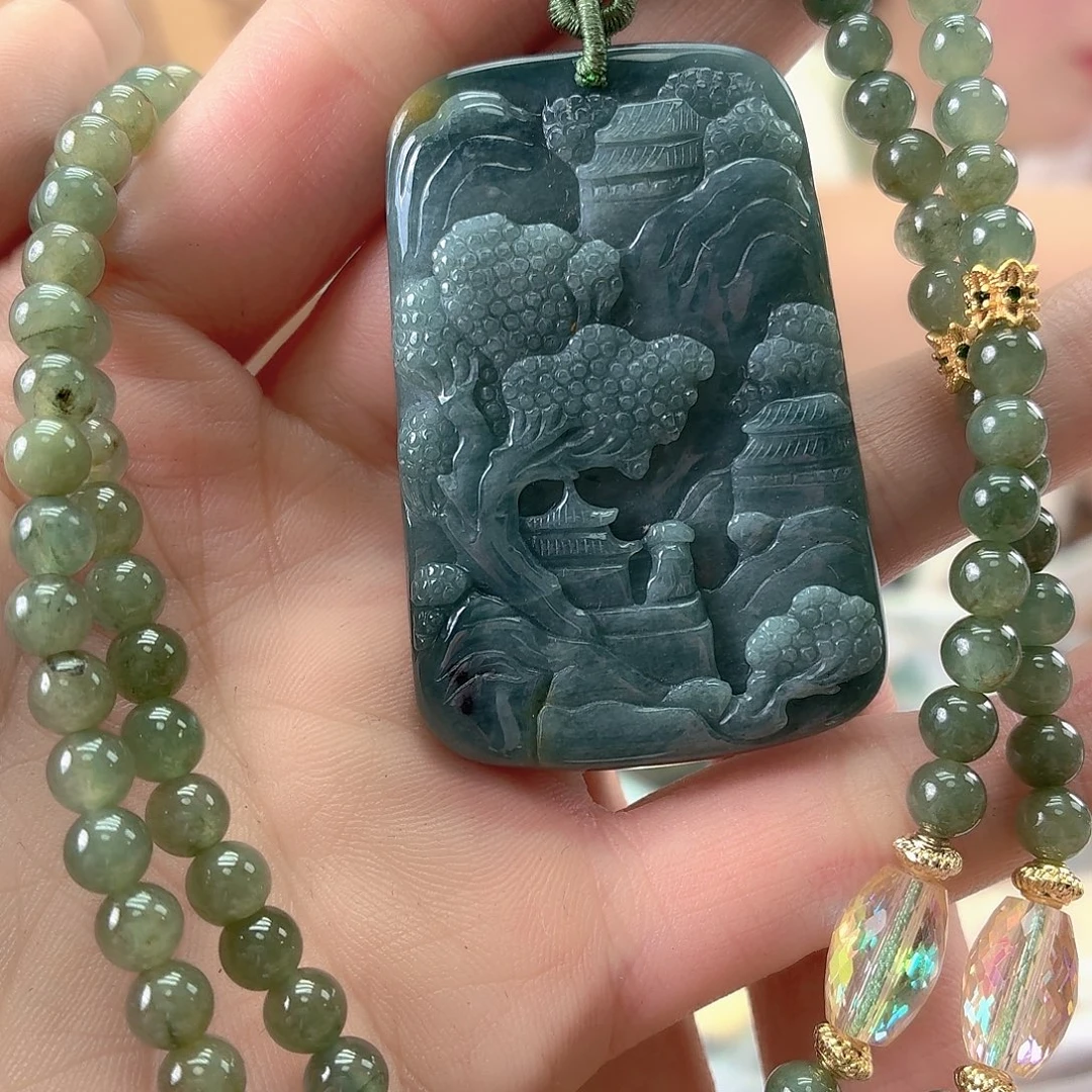 翡翠未镶嵌颈饰翡翠