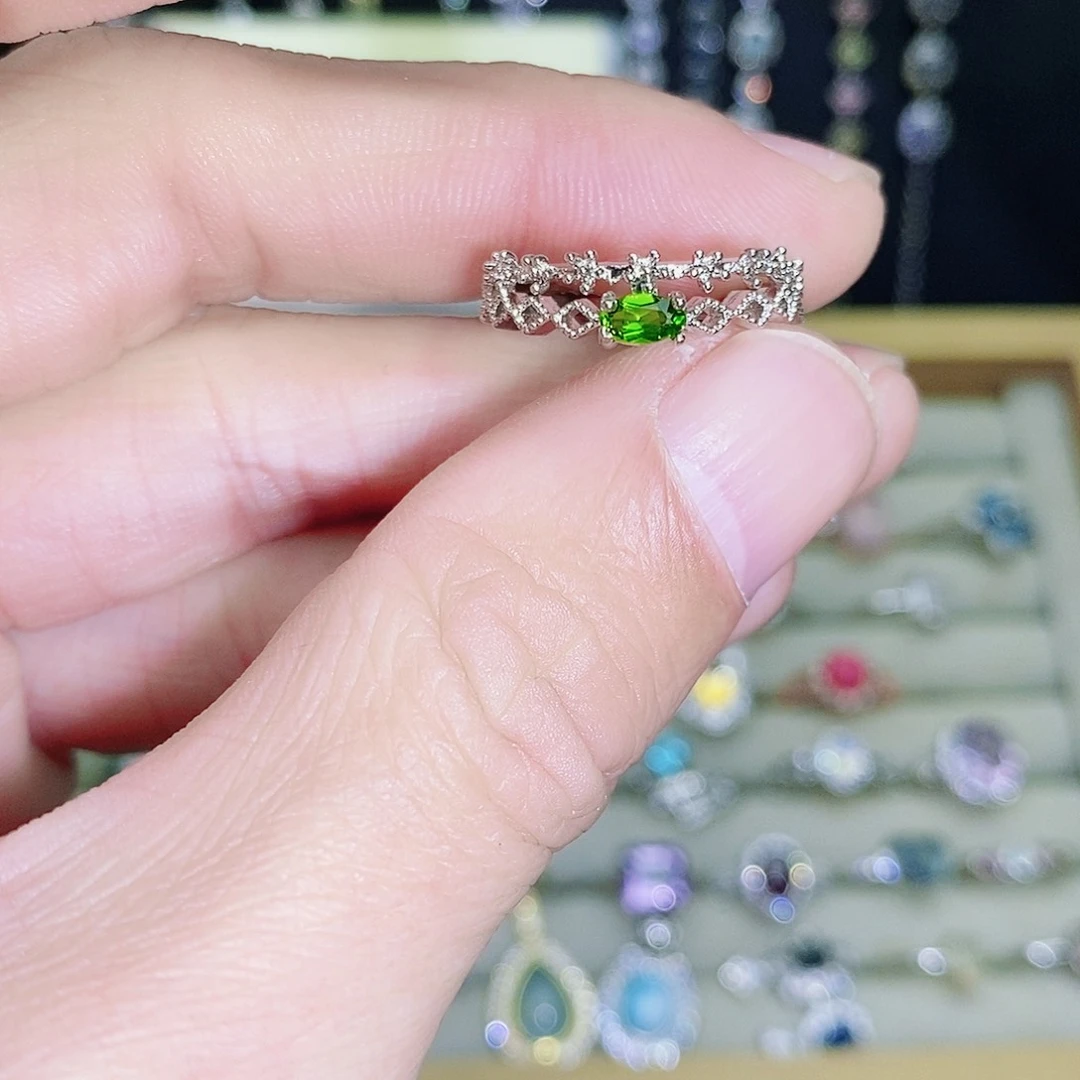 未镶嵌透辉石戒指