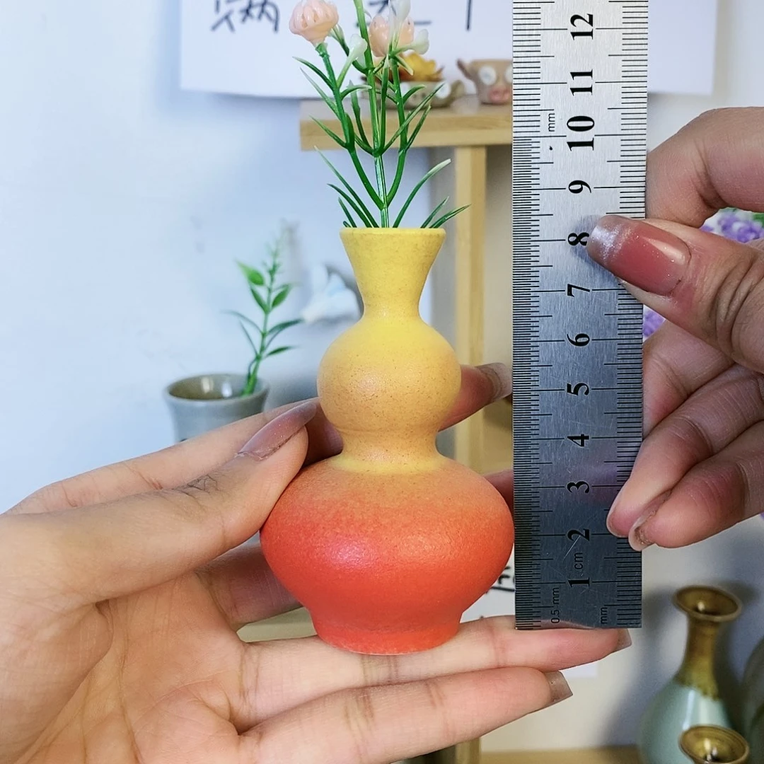 摆件景德镇高温陶瓷小花瓶