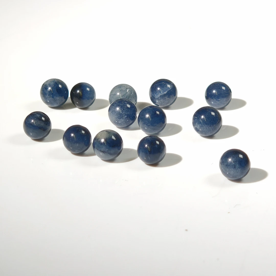 晶匠蓝兔毛水晶单珠7mm+  多样性发一  编号BB3664