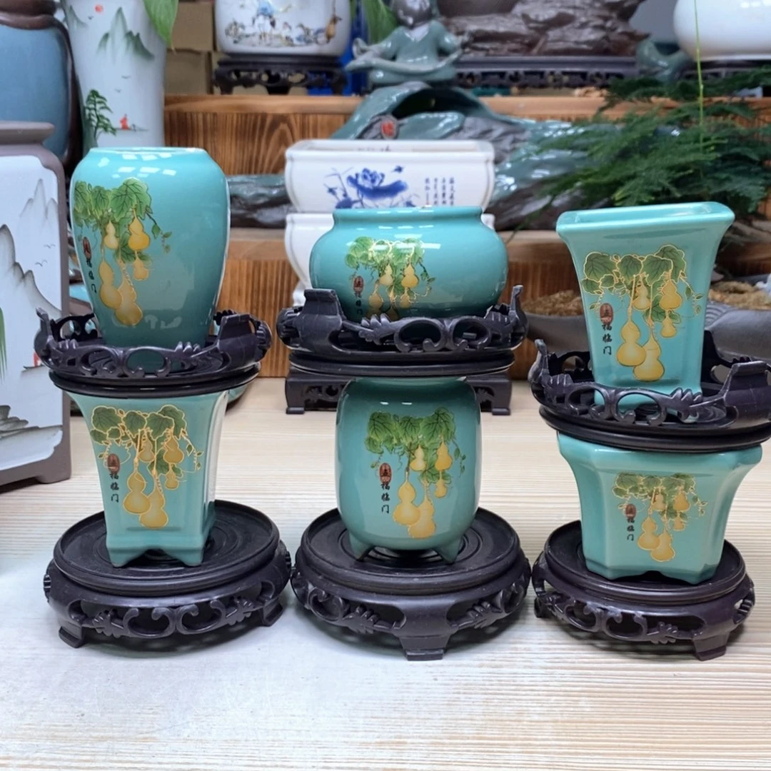 花盆紫砂陶瓷艺术花盆陶瓷