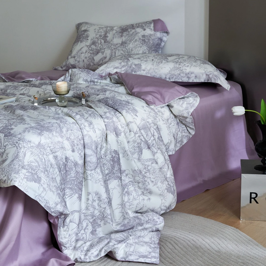 【618源头宠粉】天丝棉印花四件套 轻奢床品套件