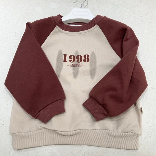 断码-男童春季单款长袖卫衣打底衫