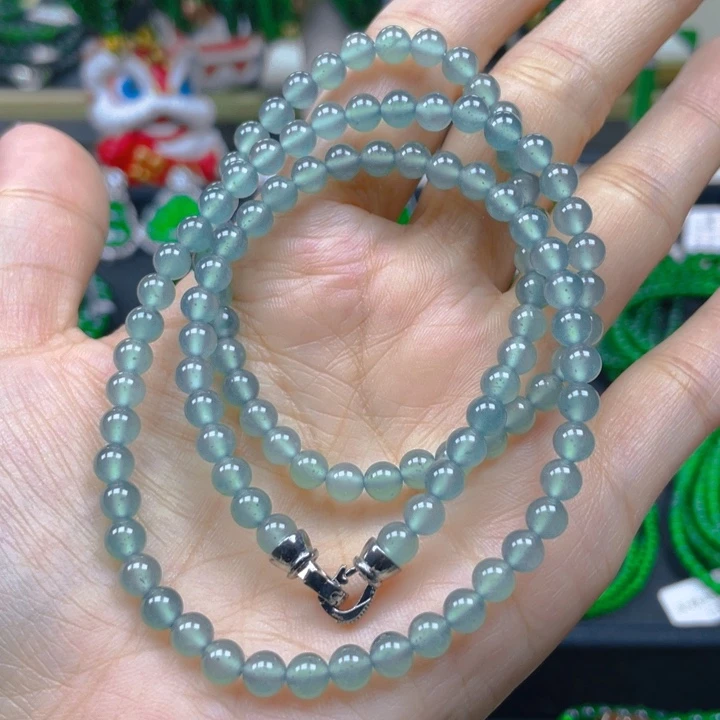 翡翠未镶嵌颈饰项链5