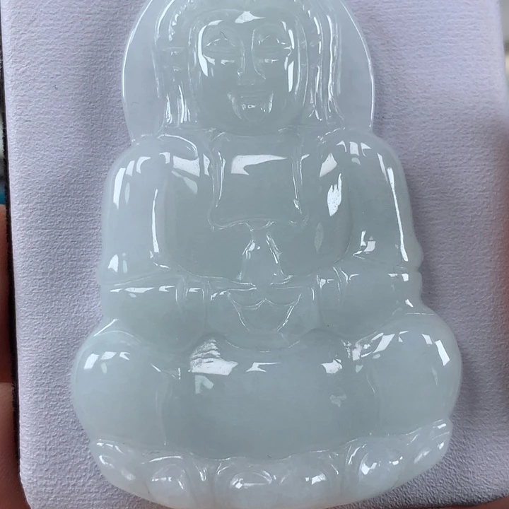 颈饰未镶嵌翡翠观音