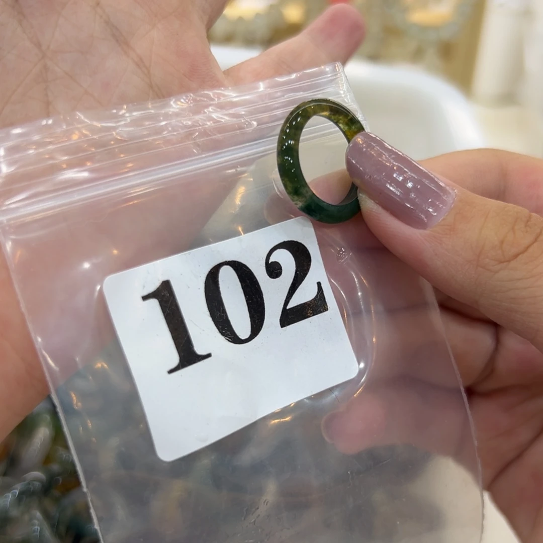 玛瑙/玉髓戒指合金102港13