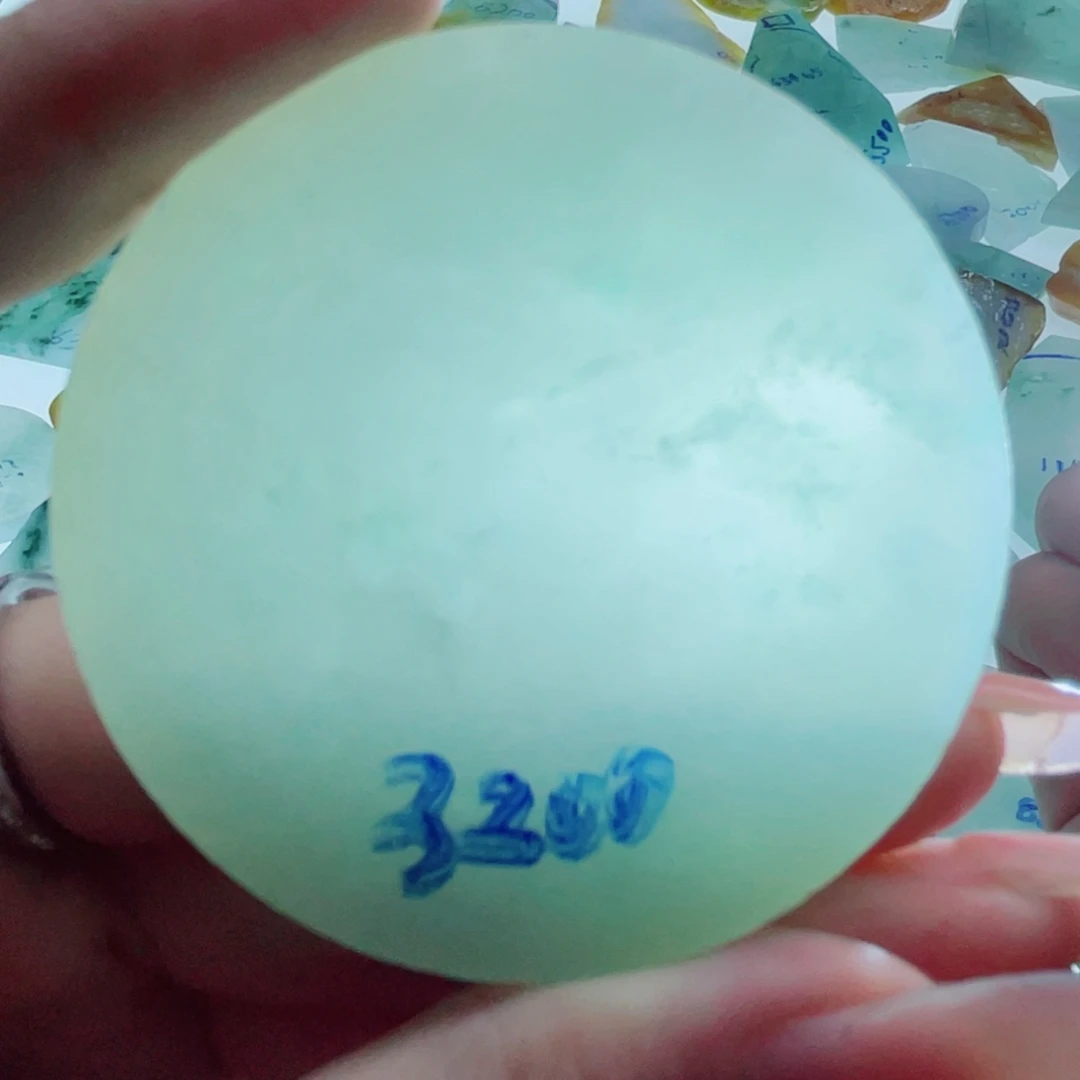 定制翡翠未镶嵌果绿包工