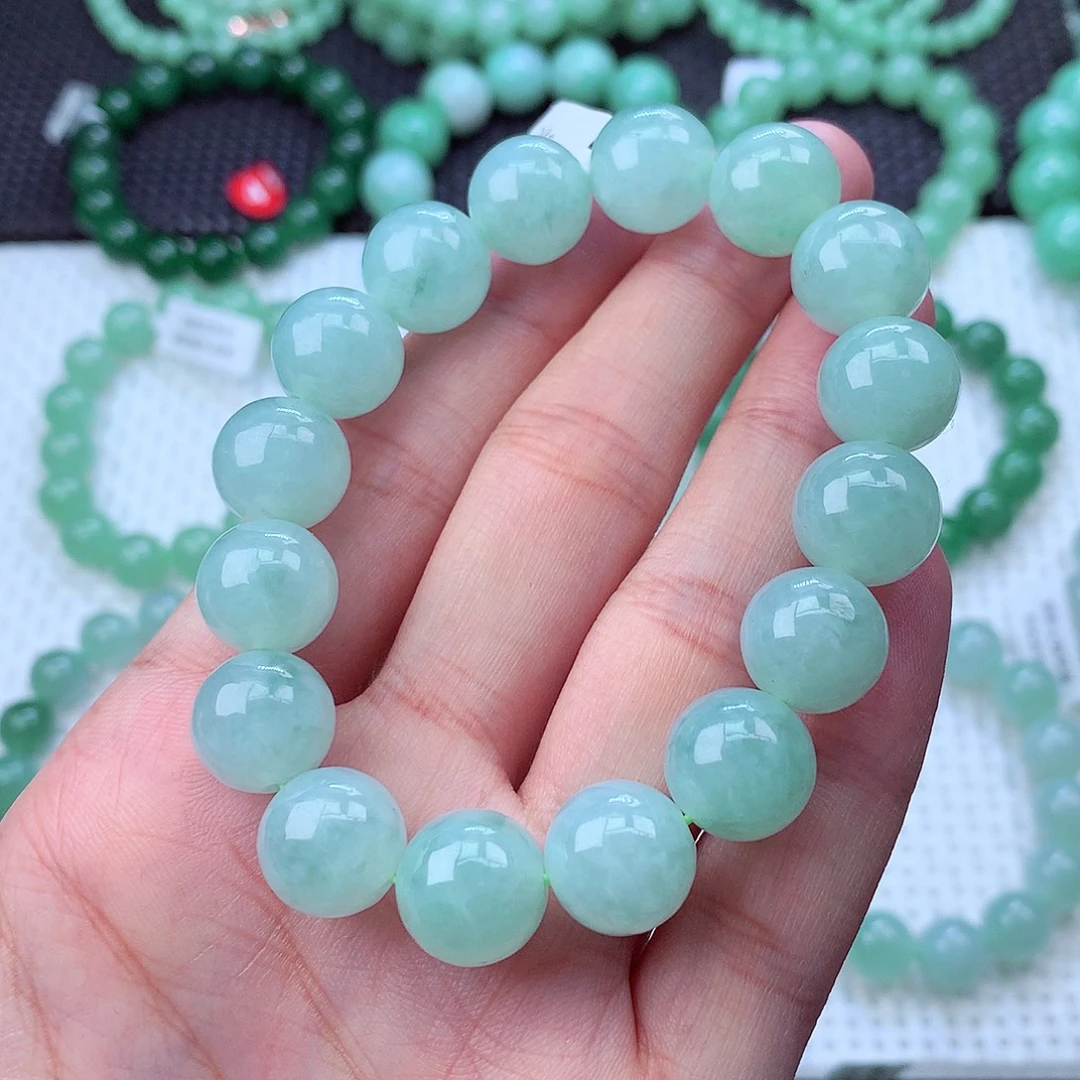 翡翠未镶嵌毛衣链