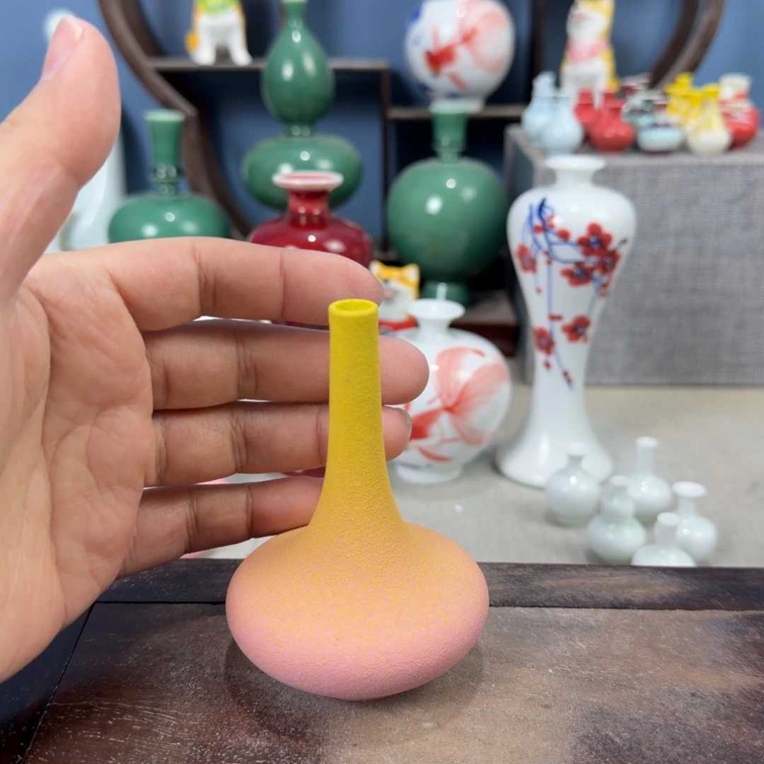 陶瓷手工小花器摆件