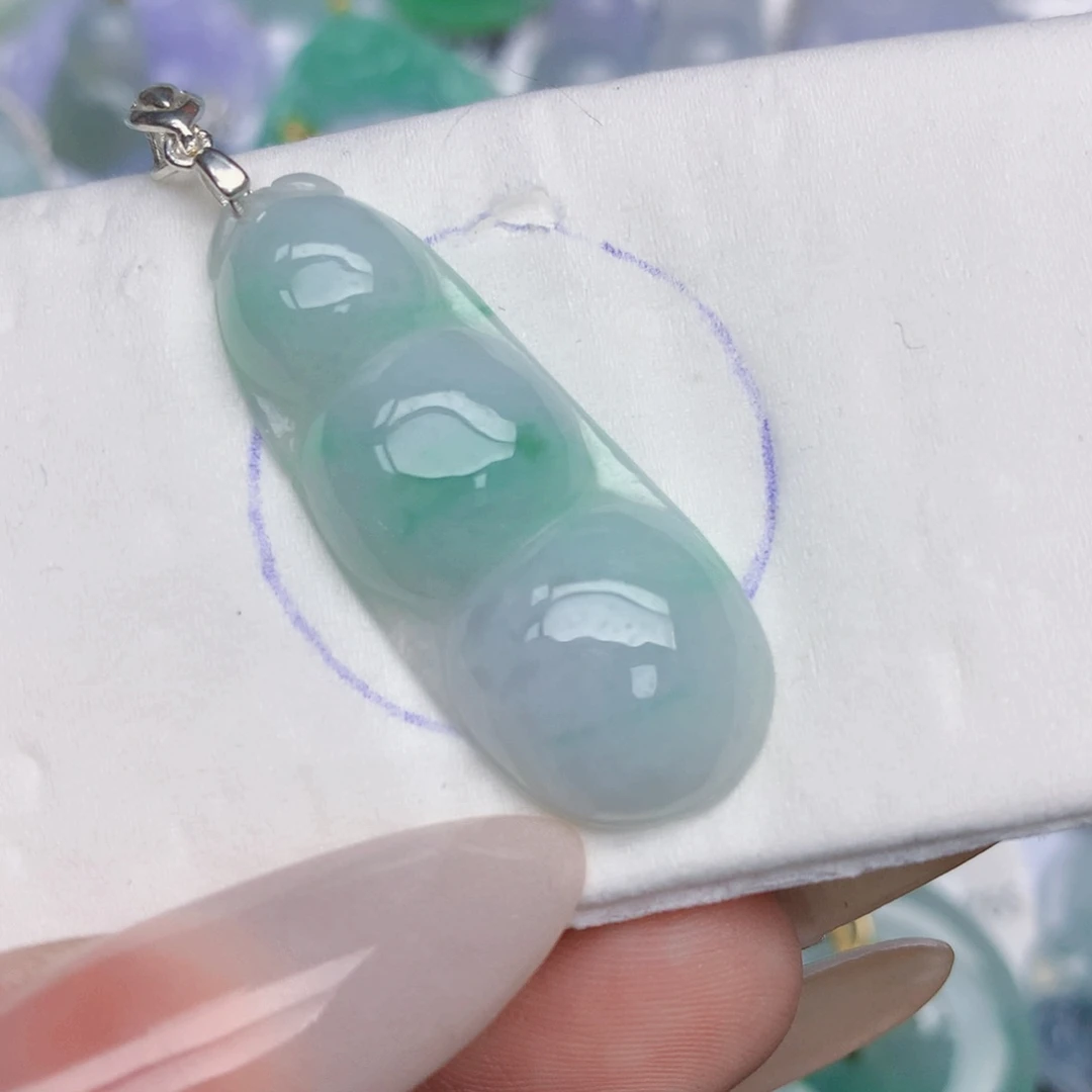 翡翠未镶嵌颈饰天然缅甸翡翠a货百元以上9元证书费自理