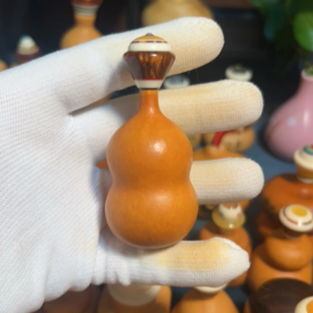 蜜蜡松石镶口葫芦葫芦