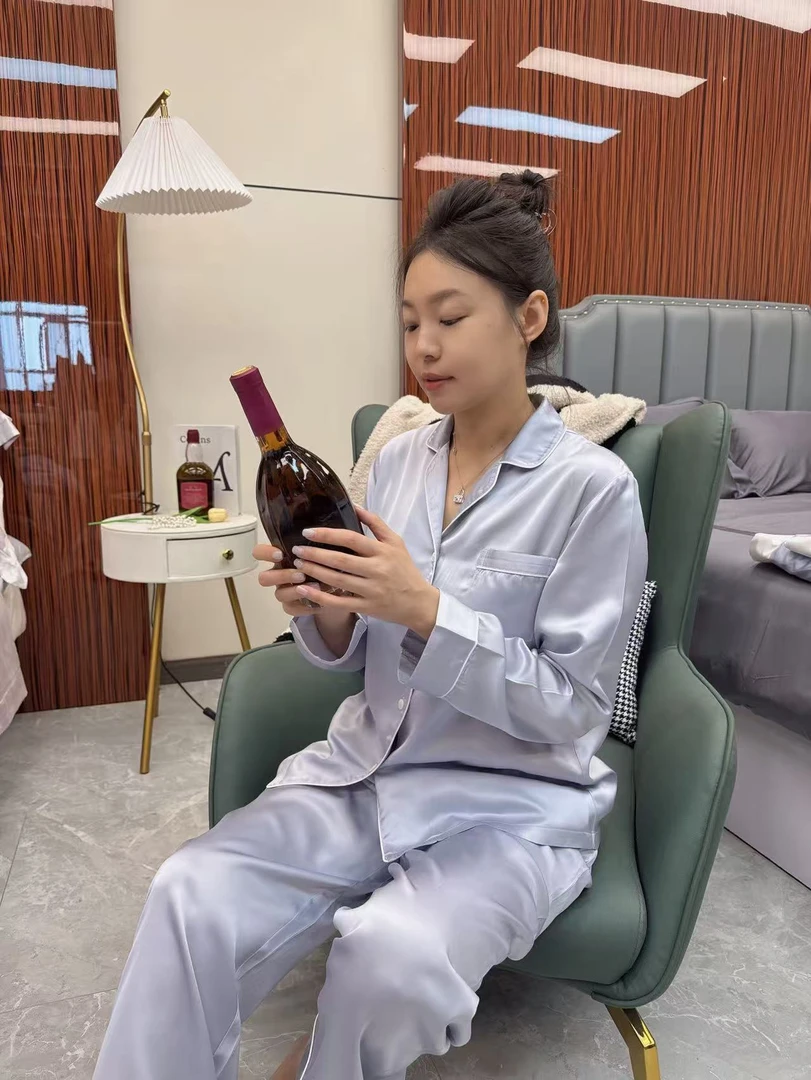 《真丝睡衣》回馈老粉桑蚕丝贵妇款睡衣家居服