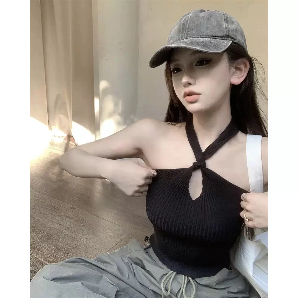 2025新款修身性感上衣高弹力辣妹纯欲风