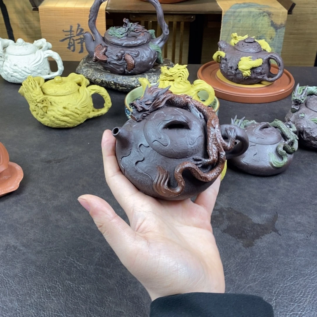 Y***紫砂茶壶紫砂 龙壶