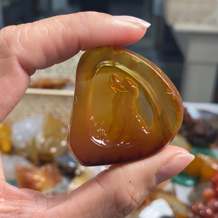 玛瑙/玉髓吊坠(不含链)未镶嵌