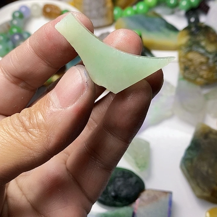 翡翠散珠天然翡翠A货