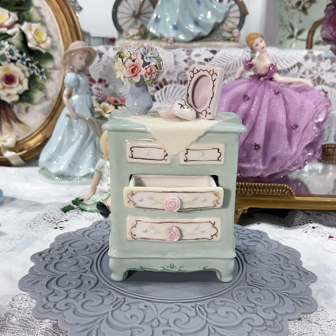 陶瓷0219骨瓷斗柜音乐盒