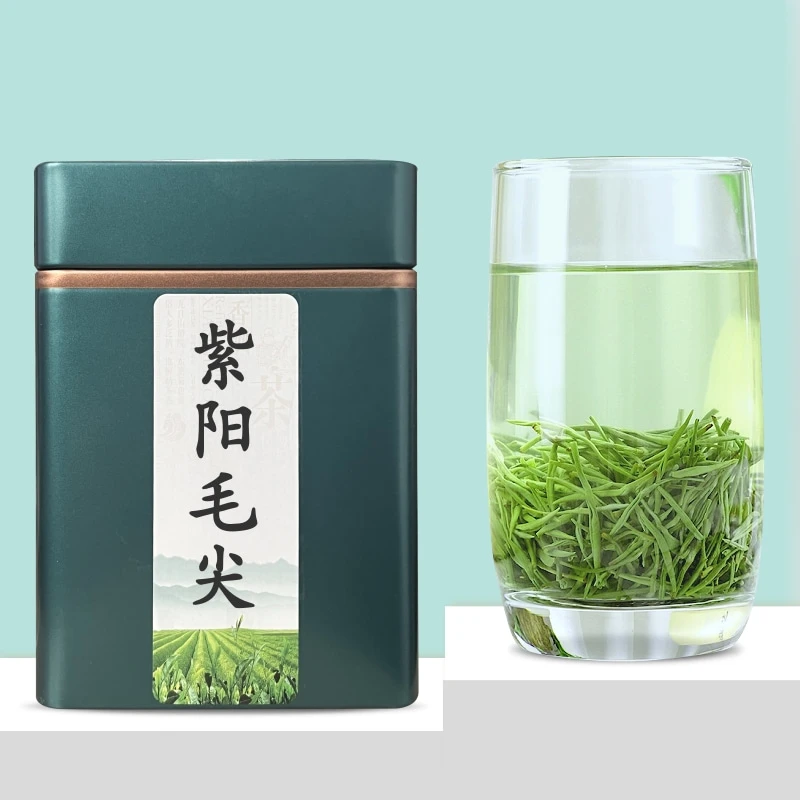 紫阳绿茶毛尖2025新茶明前头采安康绿茶陕青耐泡春茶浓香炒青罐装