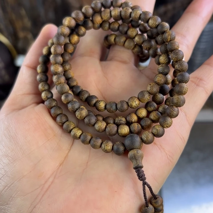 沉香沉香碎屑奇楠沉香 0.5 圆珠多圈