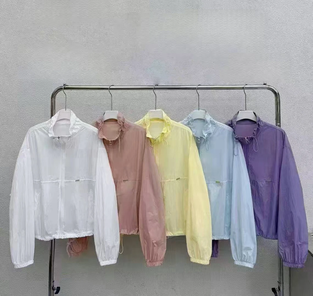 72529 立领休闲外套女夏季2025年新款洋气减龄轻薄透气薄款防晒衣