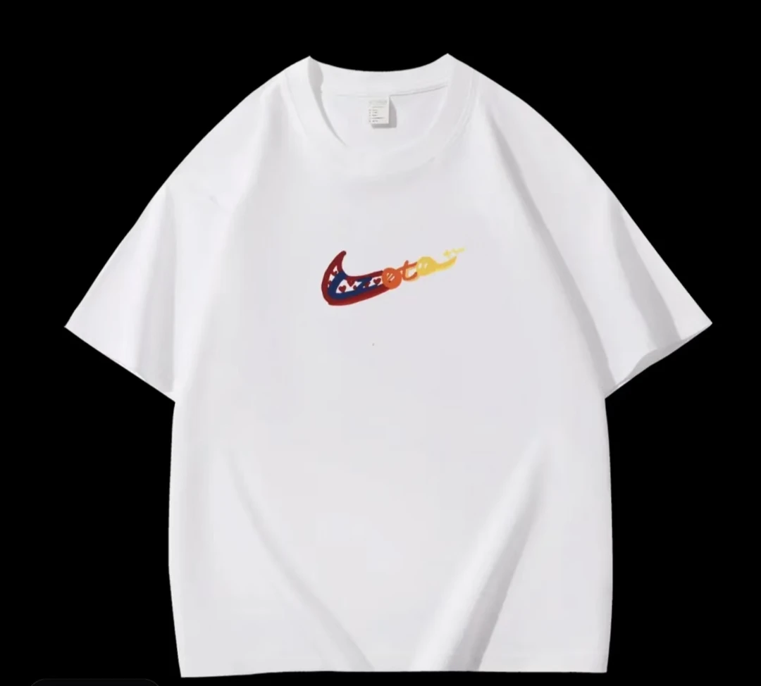 【一折粉丝福利】夏季潮牌男女同款百搭圆领T恤