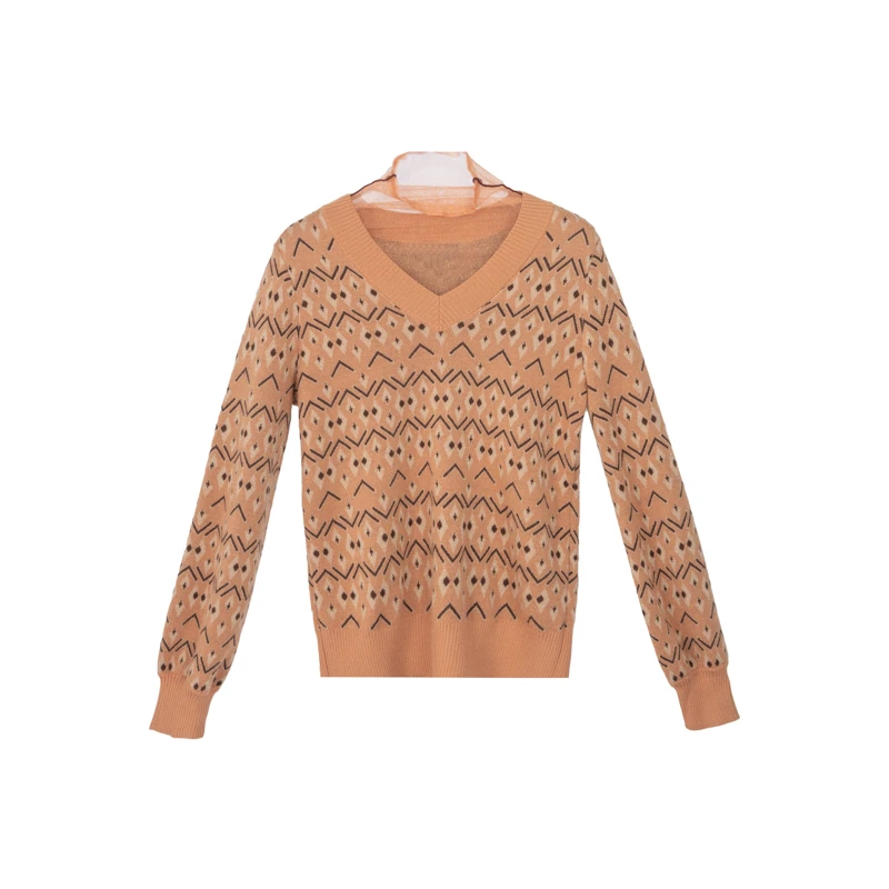 【籽言专属】她翼女士长袖冬季针织衫时尚百搭CW1342334874ABS