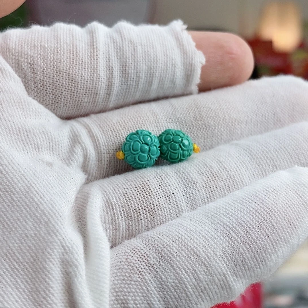 绿松石珠宝奇石未镶嵌芳***咪