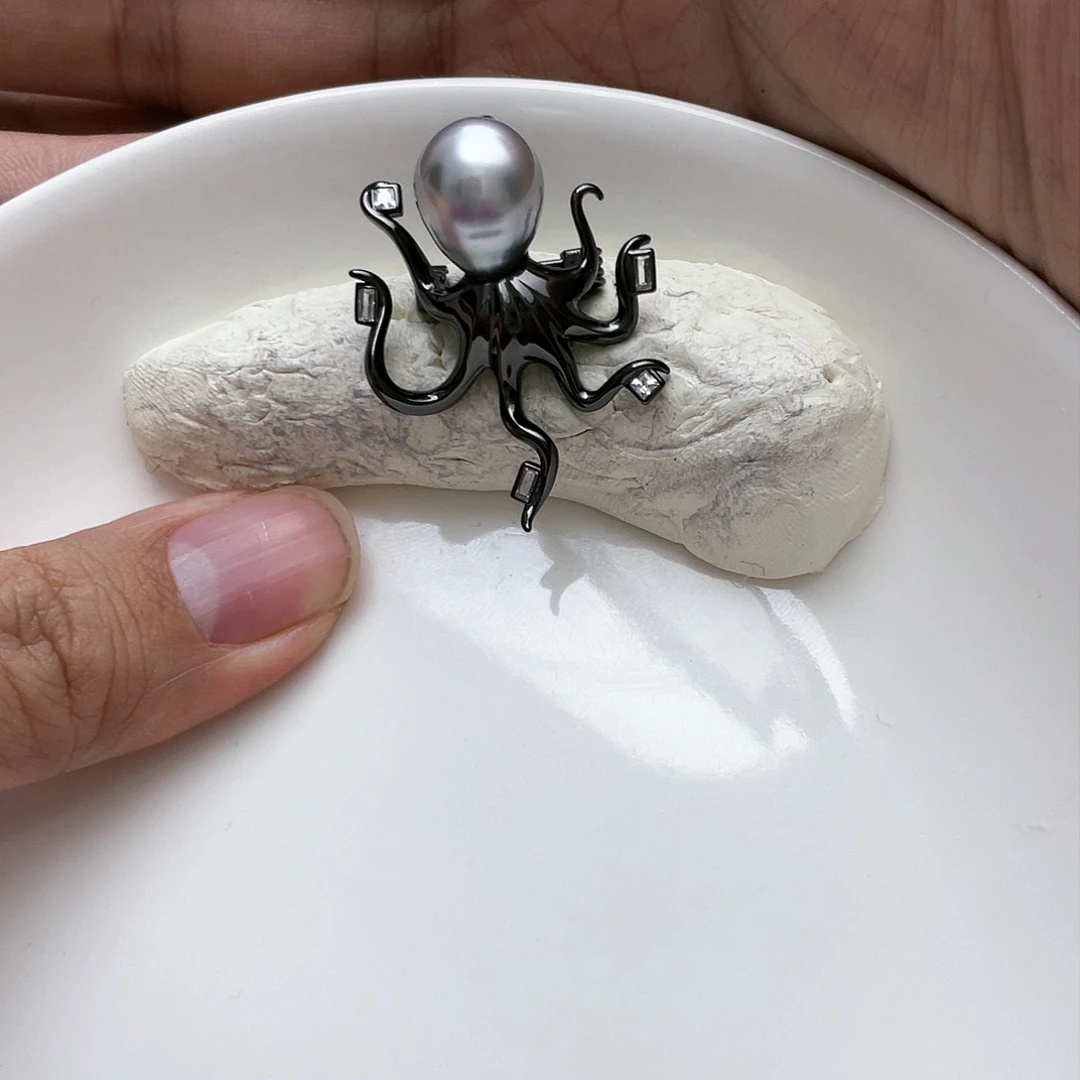 海水珍珠颈饰银S925镶嵌