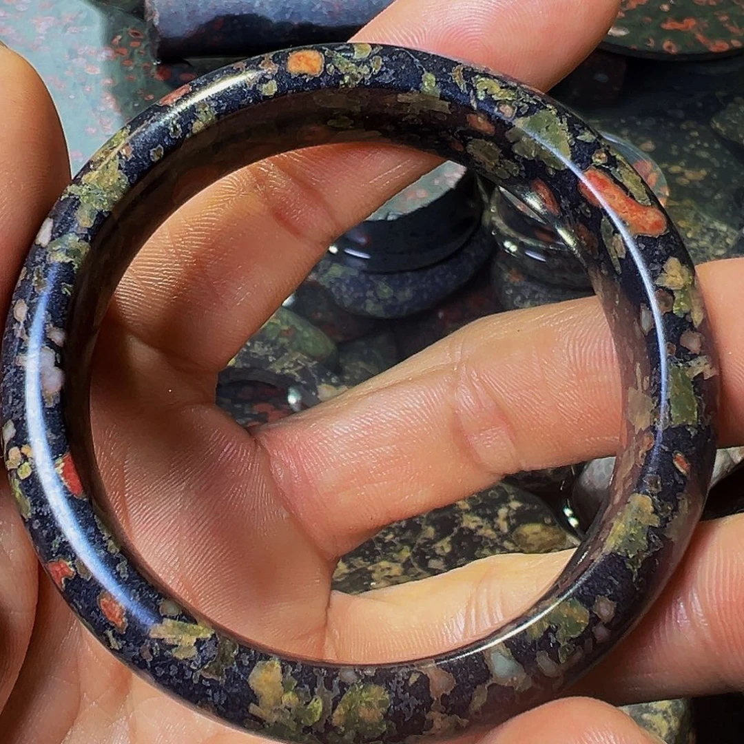 大***睿梅花玉鱼缸石茶周边微瑕不退不换