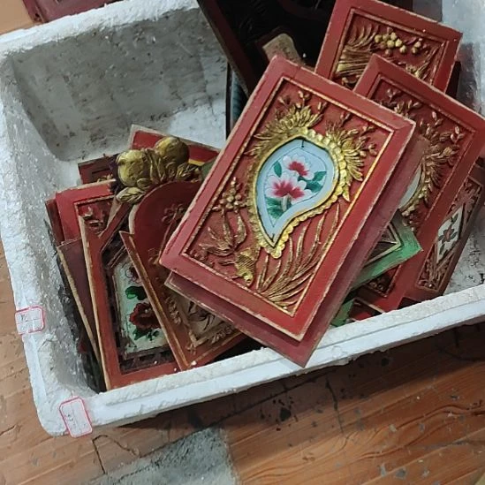 大***头绒质木雕花板，一物一拍，