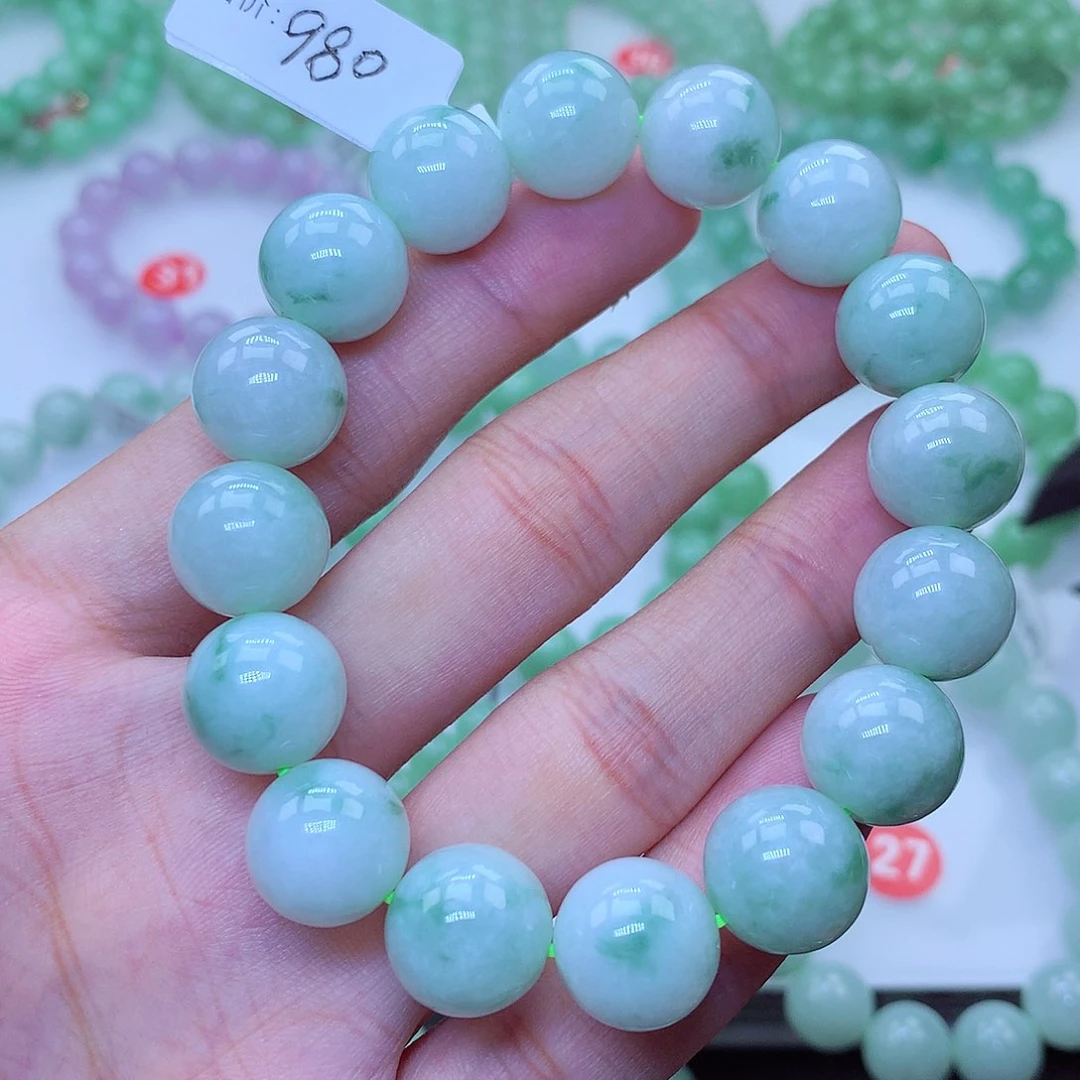 翡翠未镶嵌毛衣链