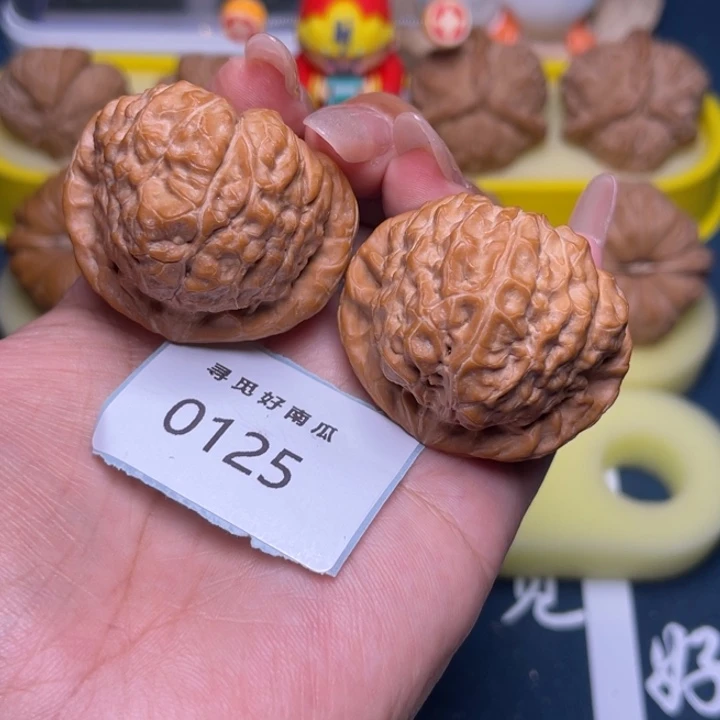 津***伦文玩核桃吊坠南瓜墩43-0125