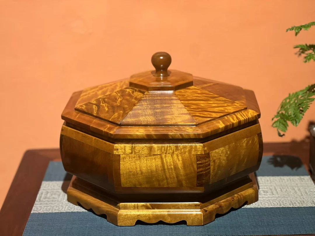 金丝楠木-转转果盒 {精品}