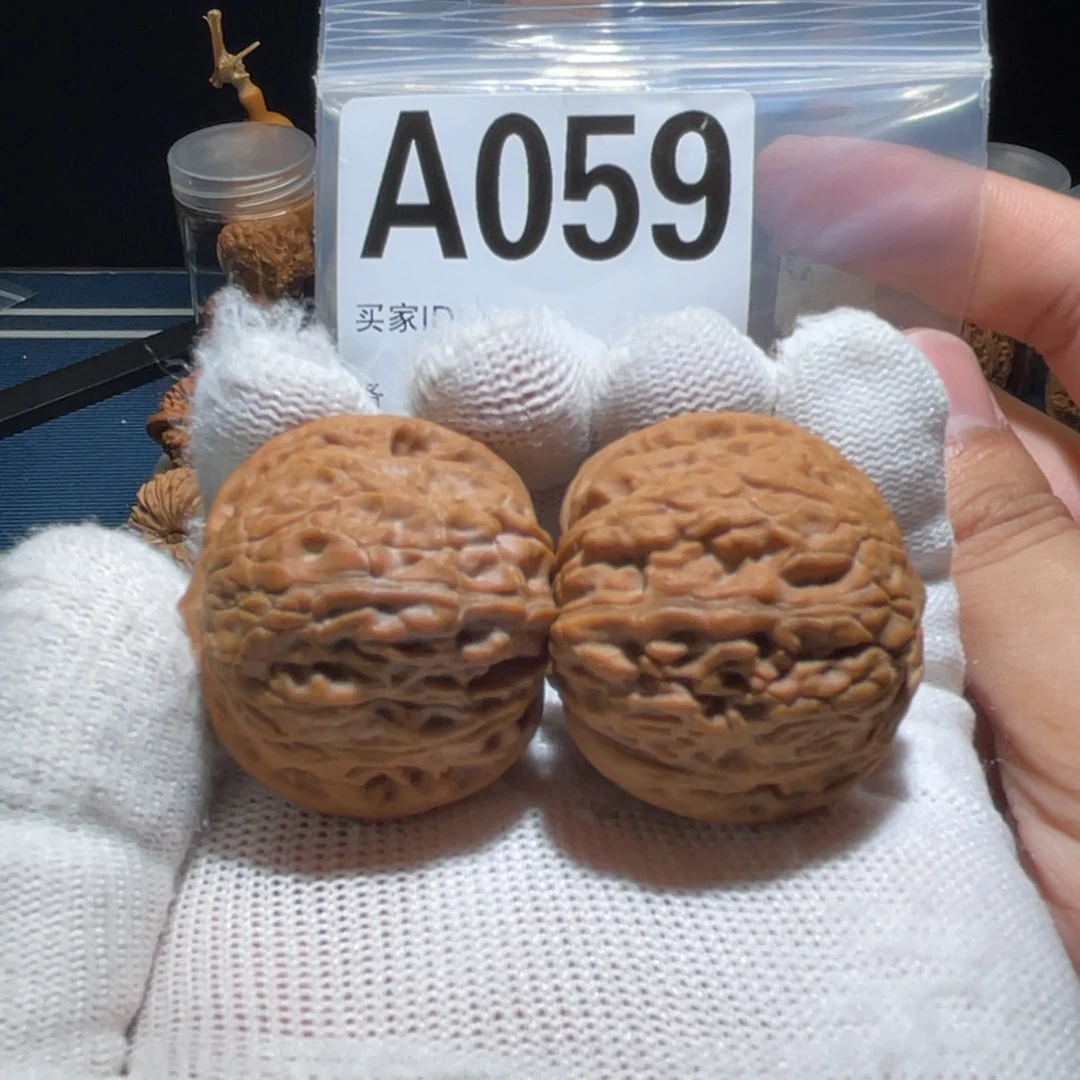 吊坠文玩核桃乾隆磨盘37-37-34全品