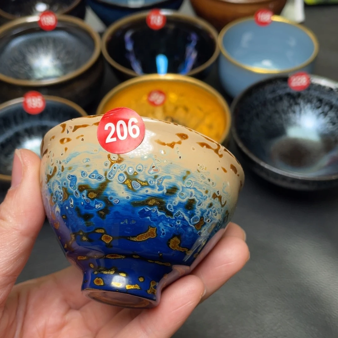 野***火茶盏206 建窑建盏茶盏