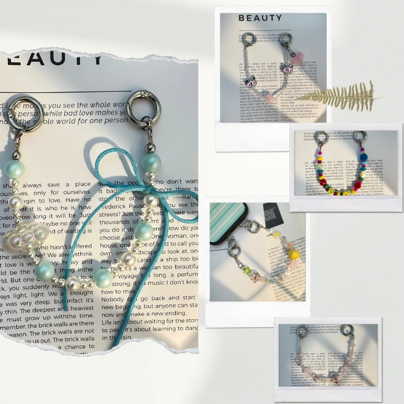 【手工链条】高品质时尚手机壳链条ins彩色简约短款通用diy创意