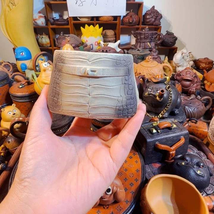 拼配泥茶壶纯手工制作过程就是