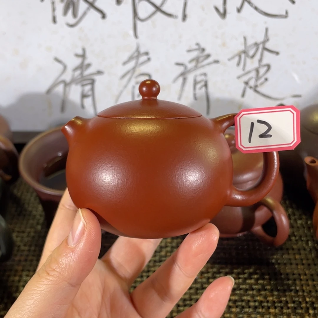 紫砂茶壶湫**莱西施朱泥