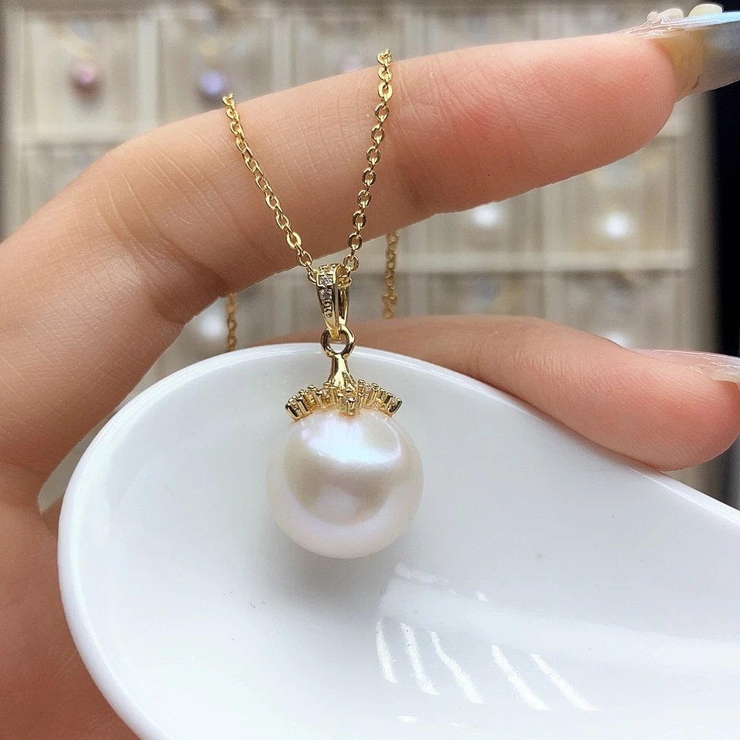淡水珍珠合金颈饰