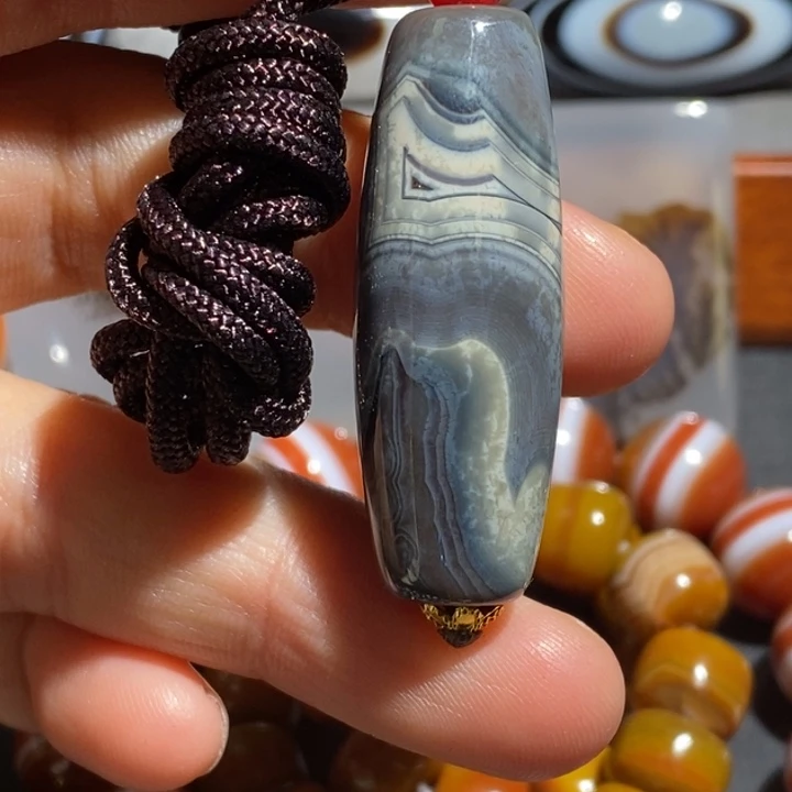 玛瑙/玉髓未镶嵌项链