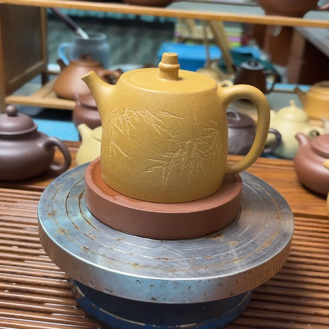 茶壶紫砂半手一个