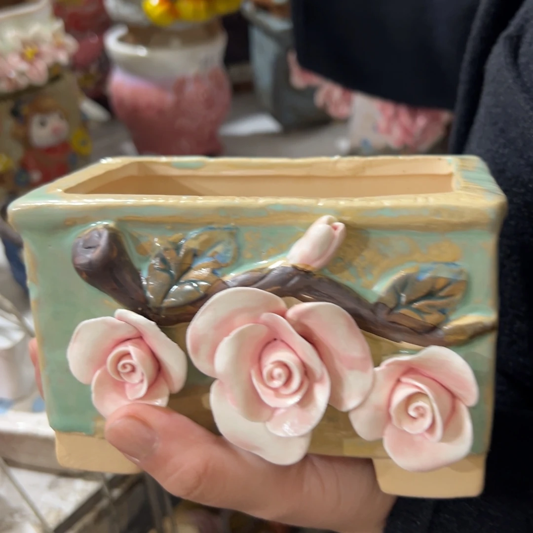 满20米秒退拉黑多肉花盆