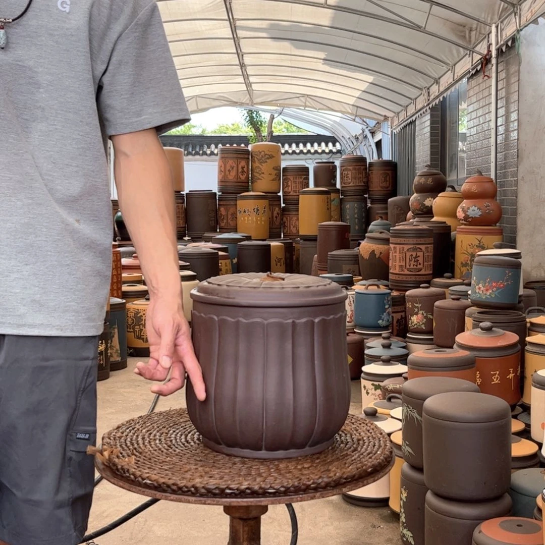 紫砂茶叶罐8 饼茶叶罐