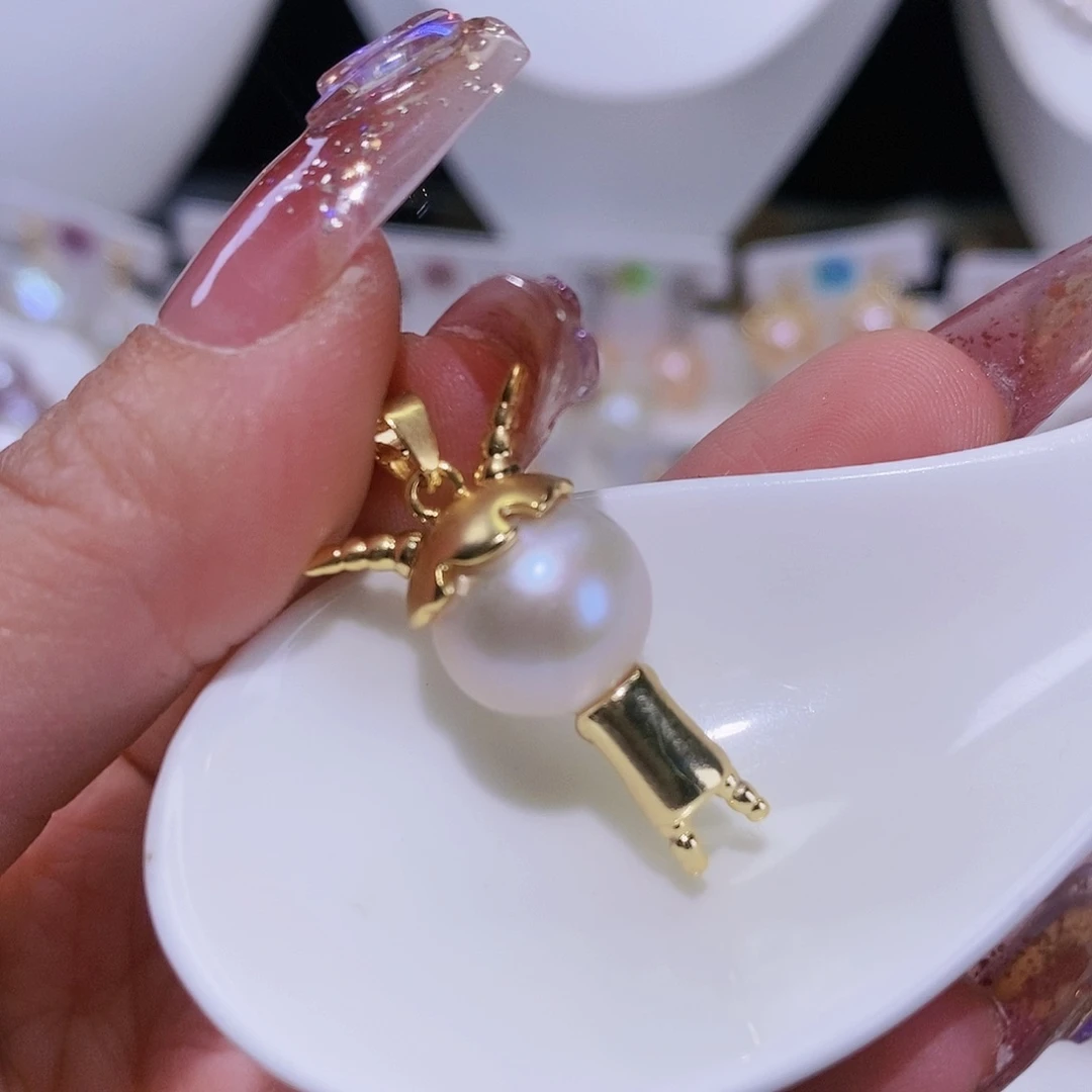 淡水珍珠颈饰合金