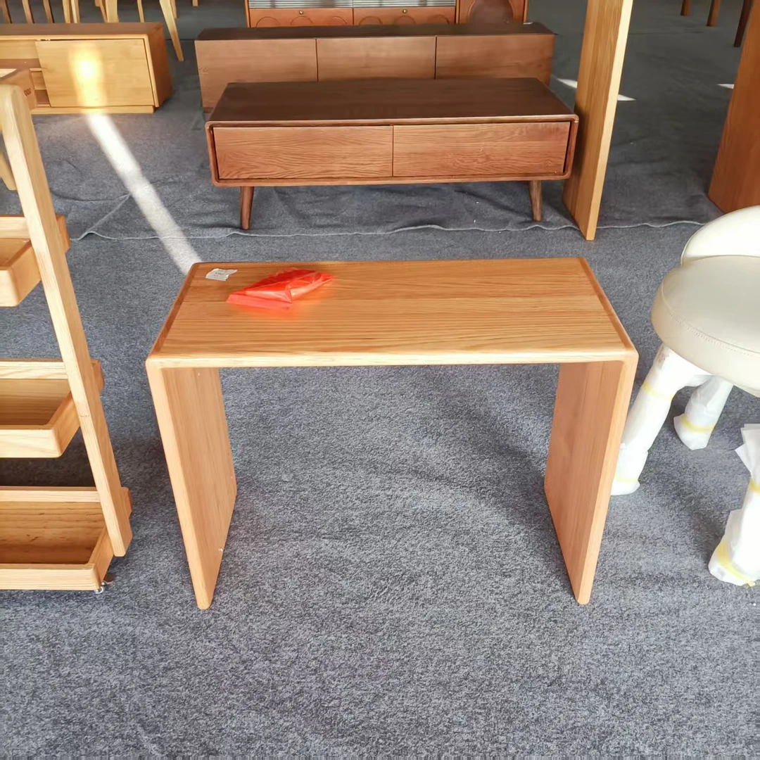 500*300*650MM微瑕款红橡木原木色多功能边几沙发角几