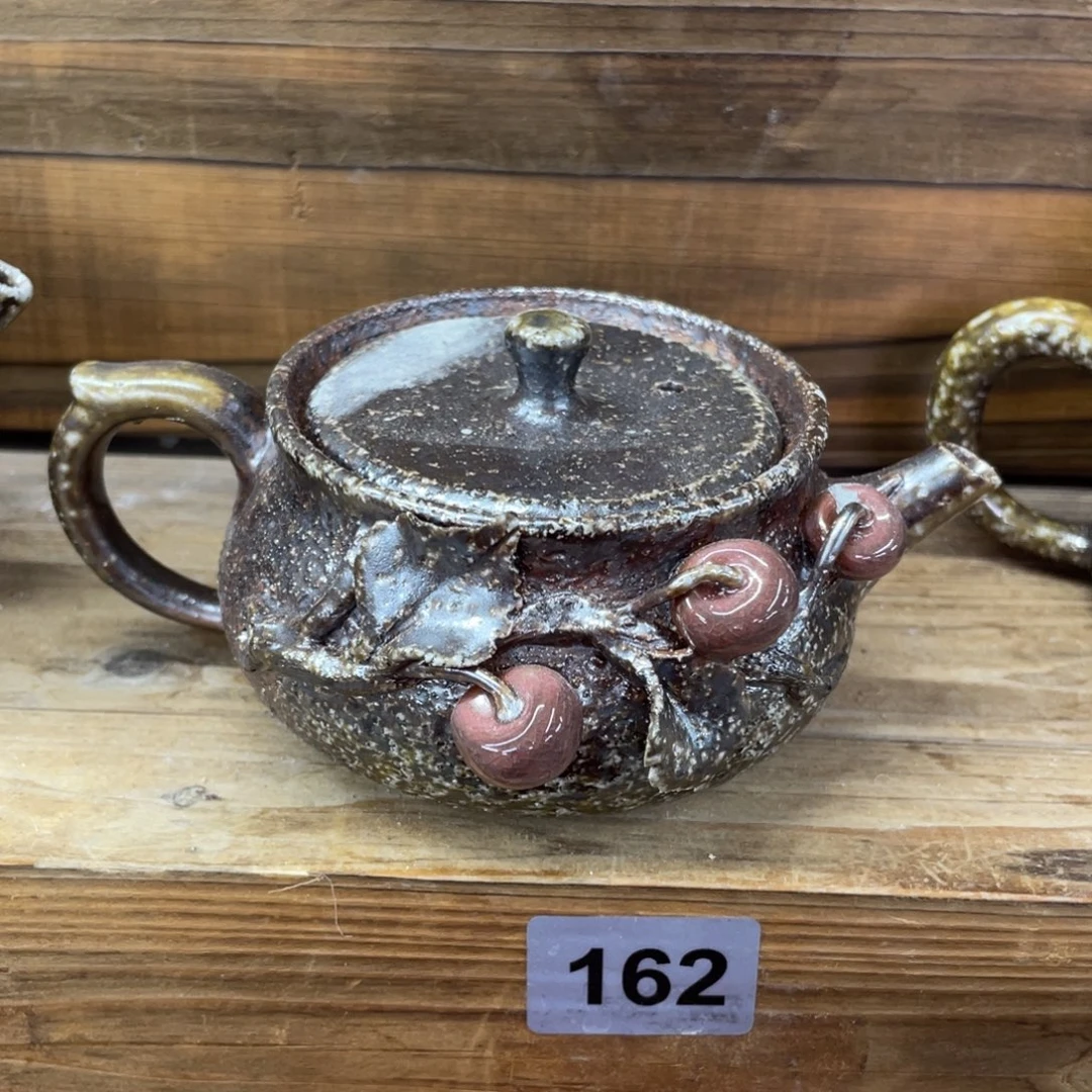 陶纯手工柴烧茶壶茶具